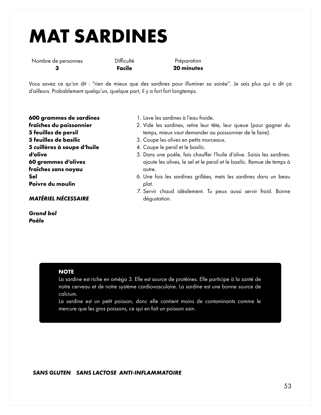 Les recettes pour ne pas mourir (version numérique)