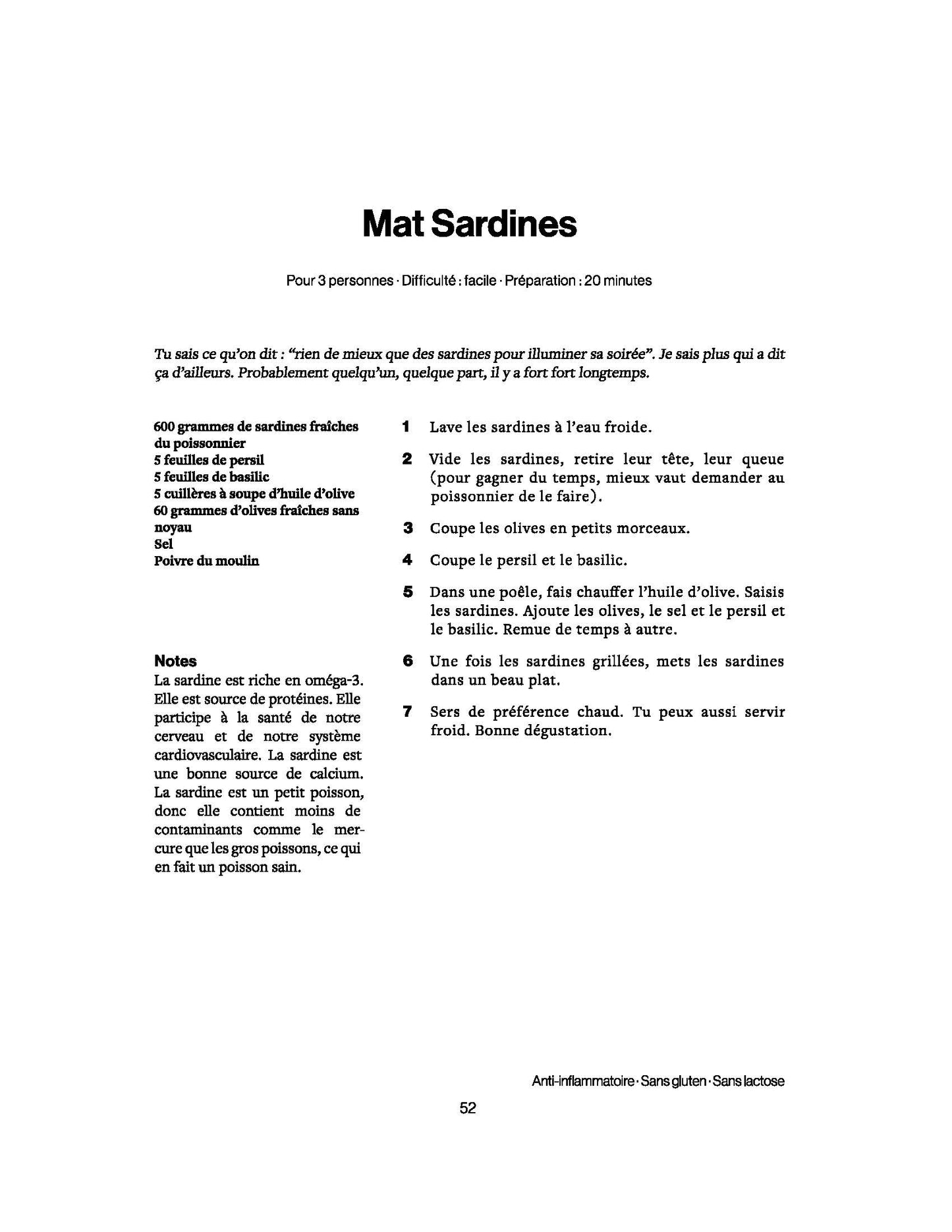 Les recettes pour ne pas mourir | Livre numérique